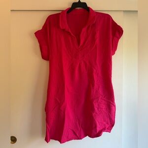 Bright Pink Beach Dress